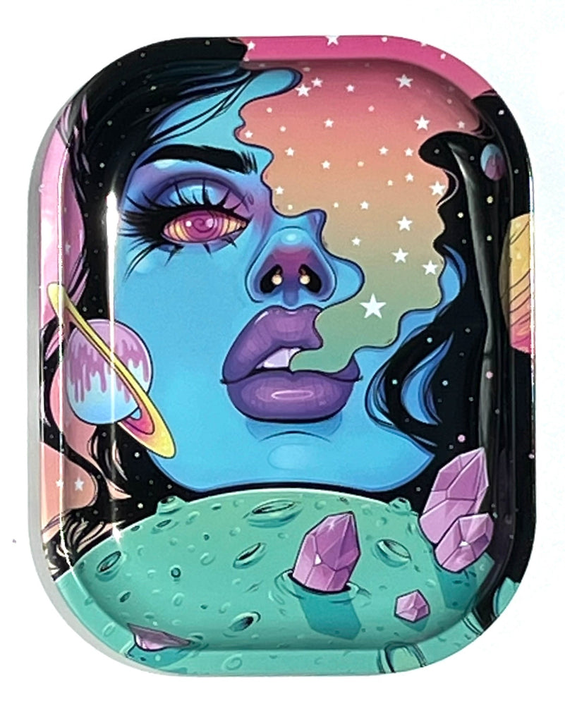 Space Girl Metal Rolling Tray - Medium - CO/B\HA 