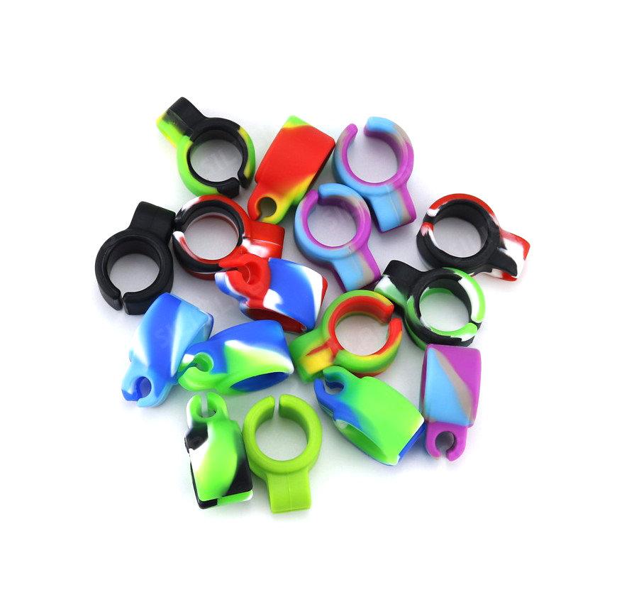 1 Soft Silicone Hands Free Cigarette Finger Ring Holder CO/B\HA 