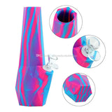 10" Diamond Silicone Water Pipe CO/B\HA 