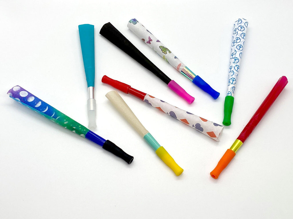 10 Silicone Smoking Tip for Cones and Cigarettes CO/B\HA 
