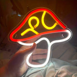 1pc Mushroom Shaped Neon Sign, USB Powered Neon Light With Switch For Bedroom Birthday Game Room USB Powered Neon Light With Switch CO/B\HA 