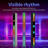 1pc Music Sync LED Light Bar, RGB Strip Light Music Sound Control Pickup Rhythm Ambient Lamp Atmosphere Night Lights For Bar Car Room TV CO/B\HA 