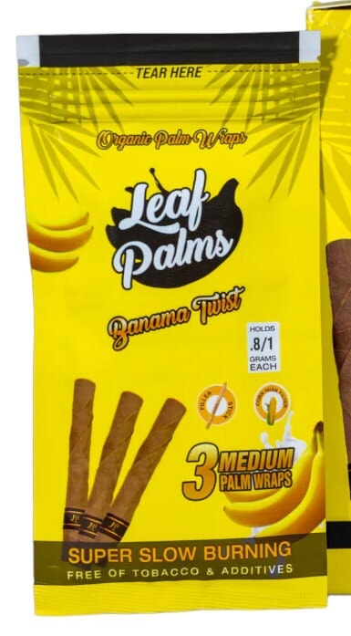 3 Leaf Palm Wraps Enhanced Flavors CO/B\HA 