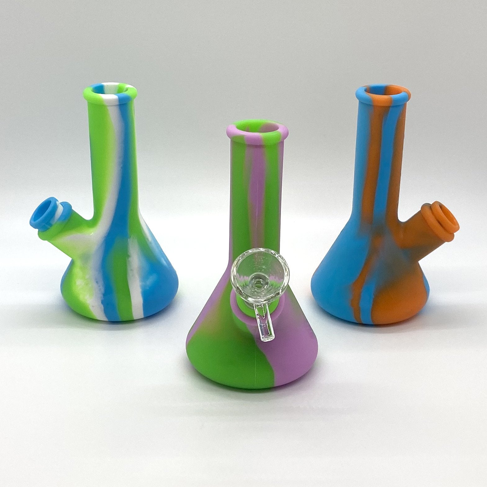 5" Beaker Style Silicone Water Pipe CO/B\HA 