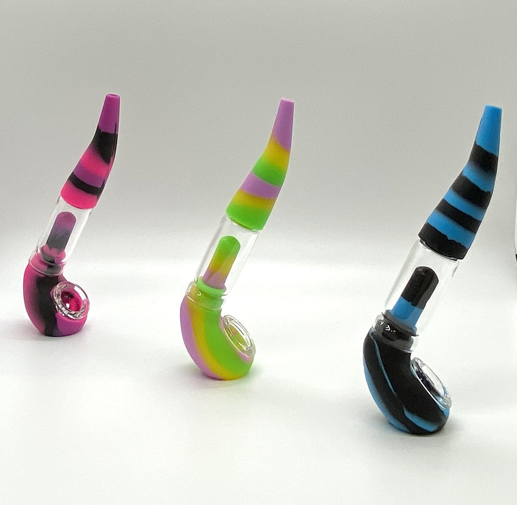 6'' Sherlock Silicone Water Pipe CO/B\HA 