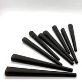 9 Pre Roll Black Cones +Rice Paper + vegetable dye CO/B\HA 