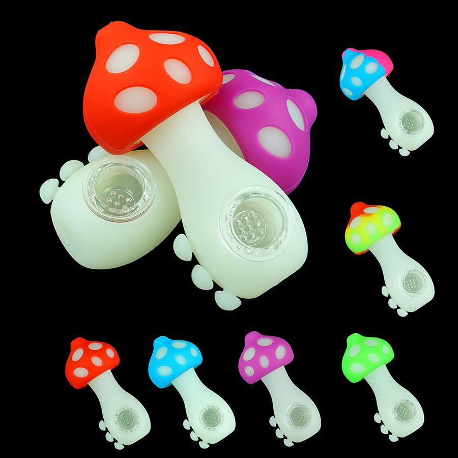 Amanita Muscaria Silicone Tobacco Pipe CO/B\HA 