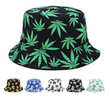 Bucket Hat Canna Leaf - Breathable, comfortable & durable CO/B\HA 