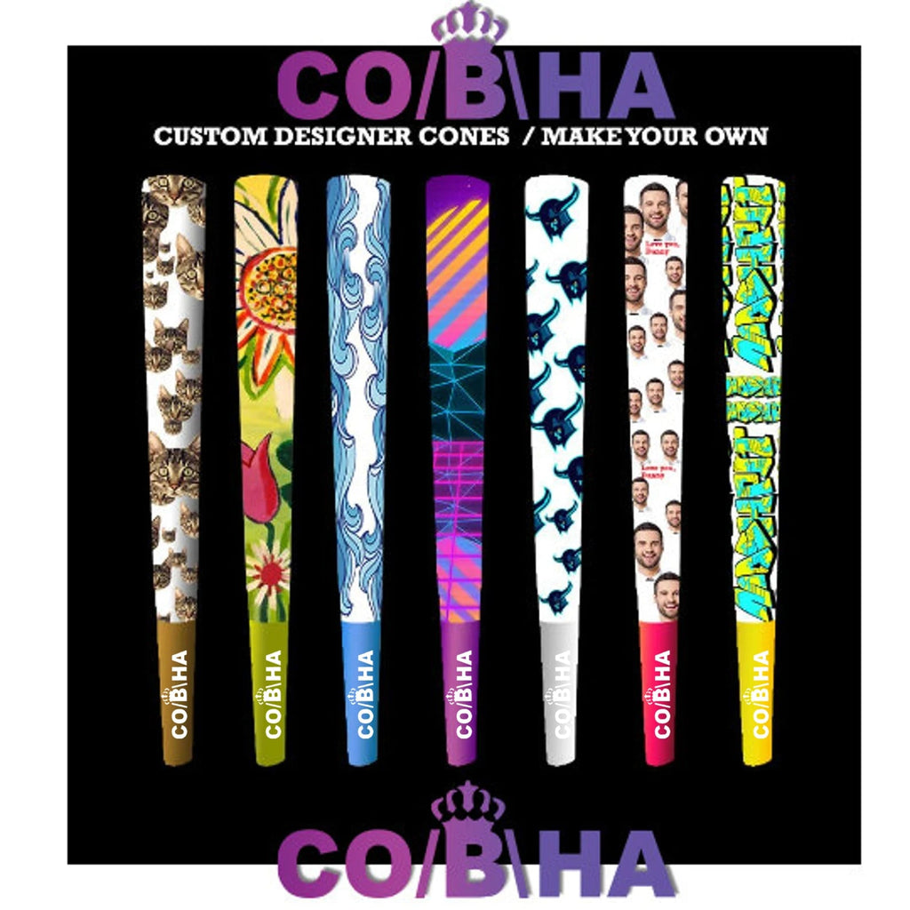 Bulk Order Designer Pre-Roll Cones CO/B\HA 