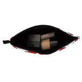 Cherry Printed Makeup Bag - Portable Cosmetic Organizer with Zipper Clutch for Women and Girls - Waterproof Toiletry Storage Bag CO/B\HA 
