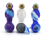 Creative Moon Spaceman Silicone Tobacco Hand pipe CO/B\HA 