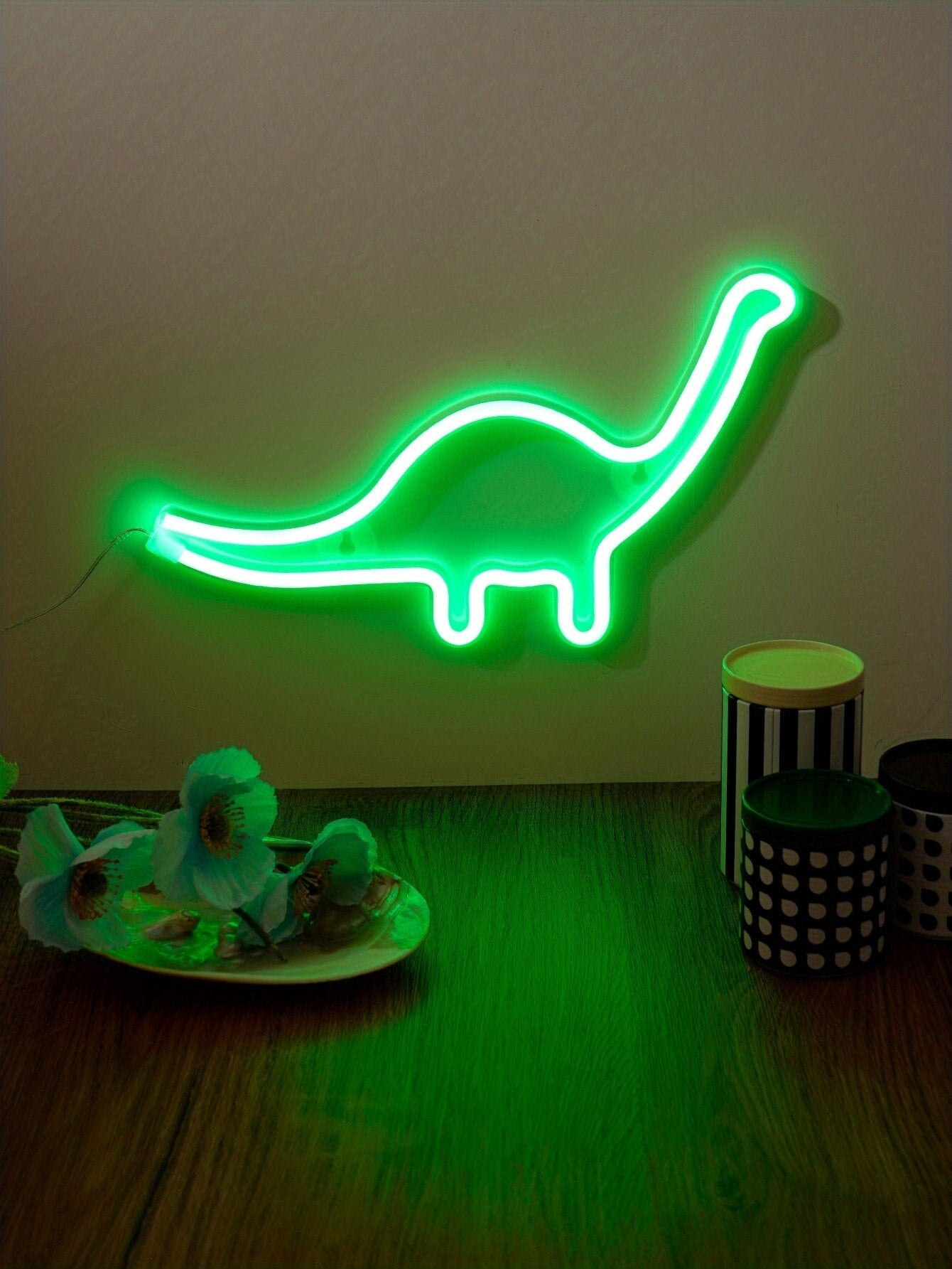 Dinosaur LED Neon Sign, USB Or Battery Powered Neon Light, Bedroom Decor, Wedding Decor, Birthday Decor, Party Decor CO/B\HA 