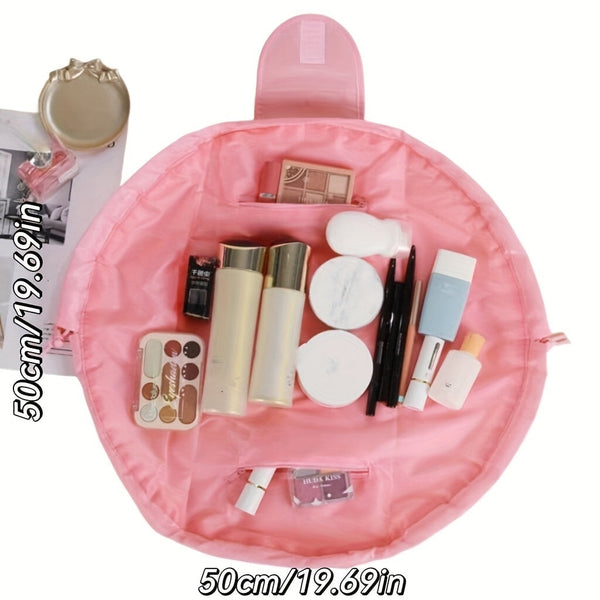 Drawstring Bag, Portable Travel Storage Bag, Large Capacity Makeup Bag With Chain CO/B\HA 