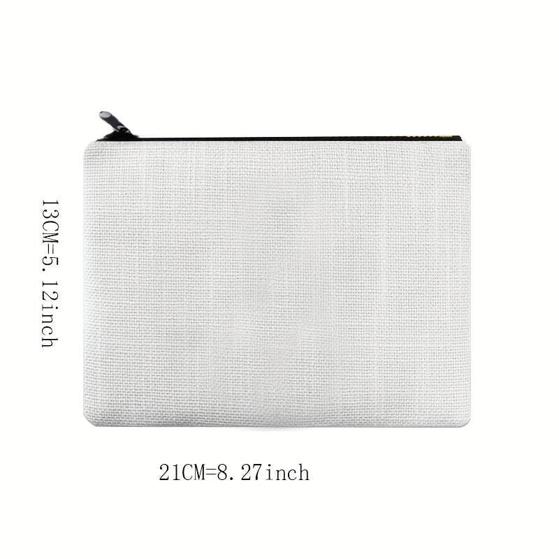 Elephant Spraying Rainbow Pattern Zipper Cosmetic Bag, Lightweight Square Casual Storage Bag, Portable Cute Coin Purse CO/B\HA 