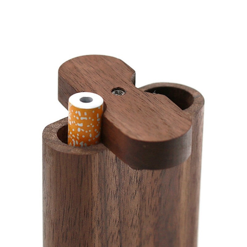 Elevate Your Smoking Experience with This Classic Pipe Wooden Pipe Set! CO/B\HA 