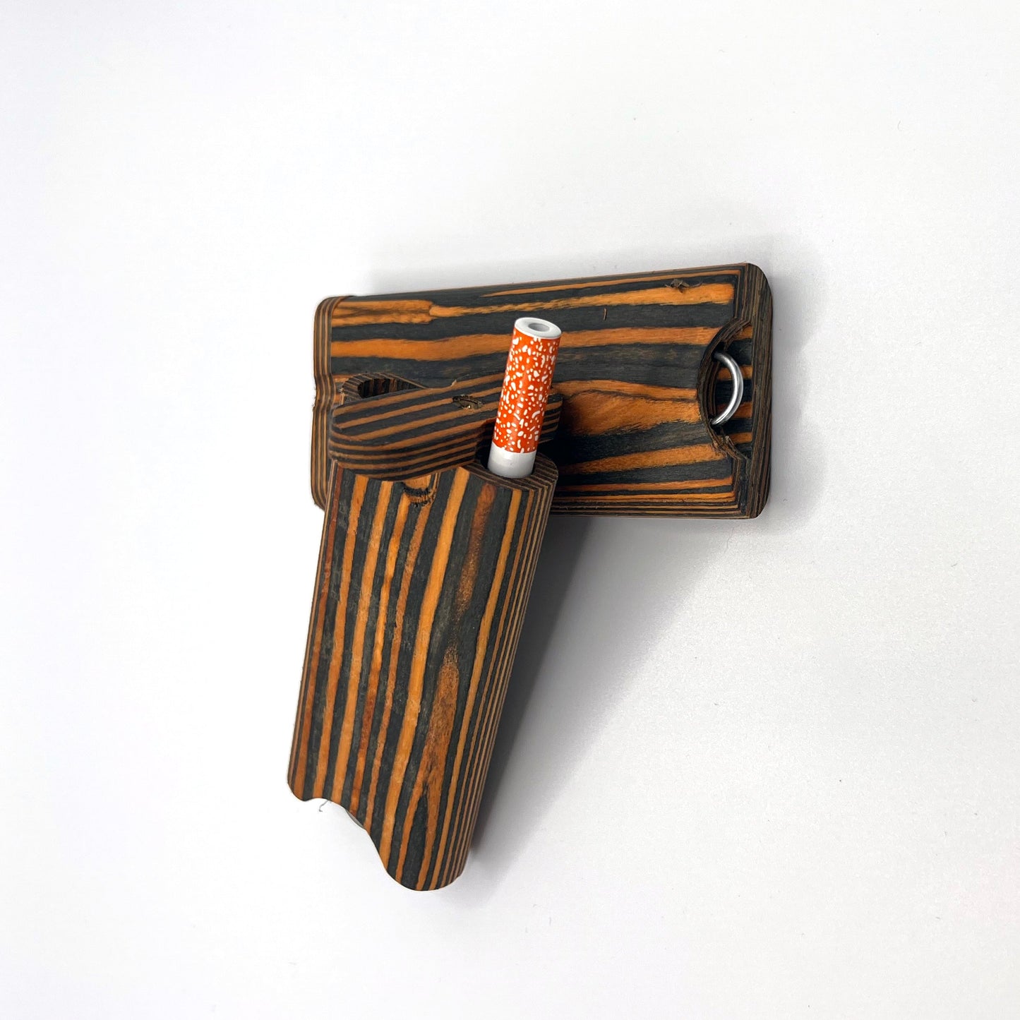 Elevate Your Smoking Experience with This Classic Pipe Wooden Pipe Set! CO/B\HA Striped 