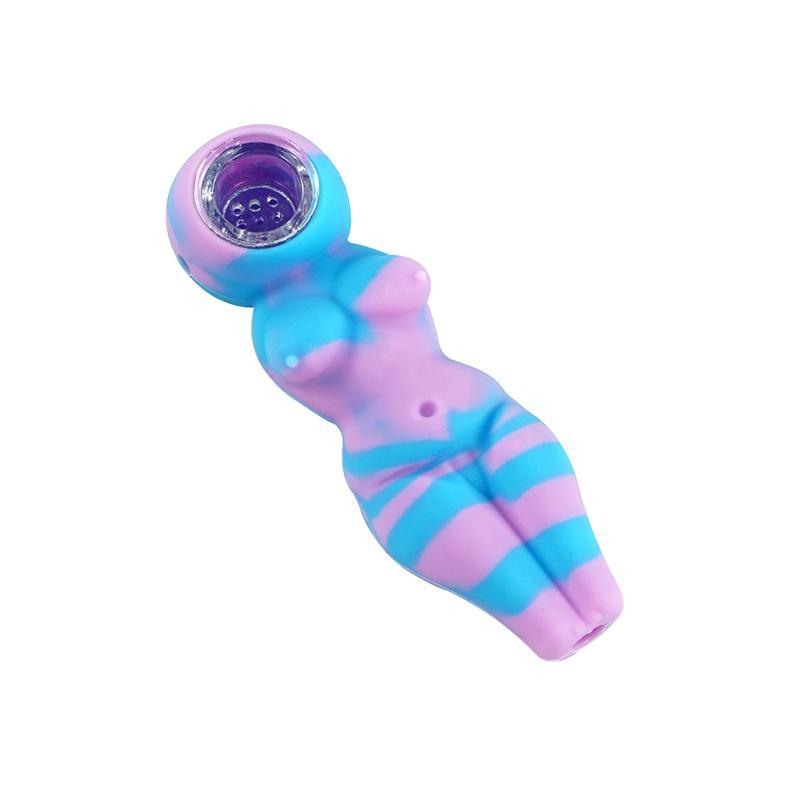 Female Silicone Tobacco Hand pipe CO/B\HA