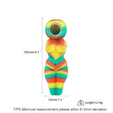 Female Silicone Tobacco Hand pipe CO/B\HA