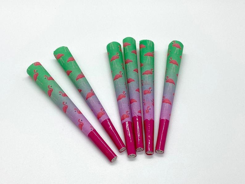 Flamingo Burst 6 Pre Roll Cones - 1.5 gram CO/B\HA