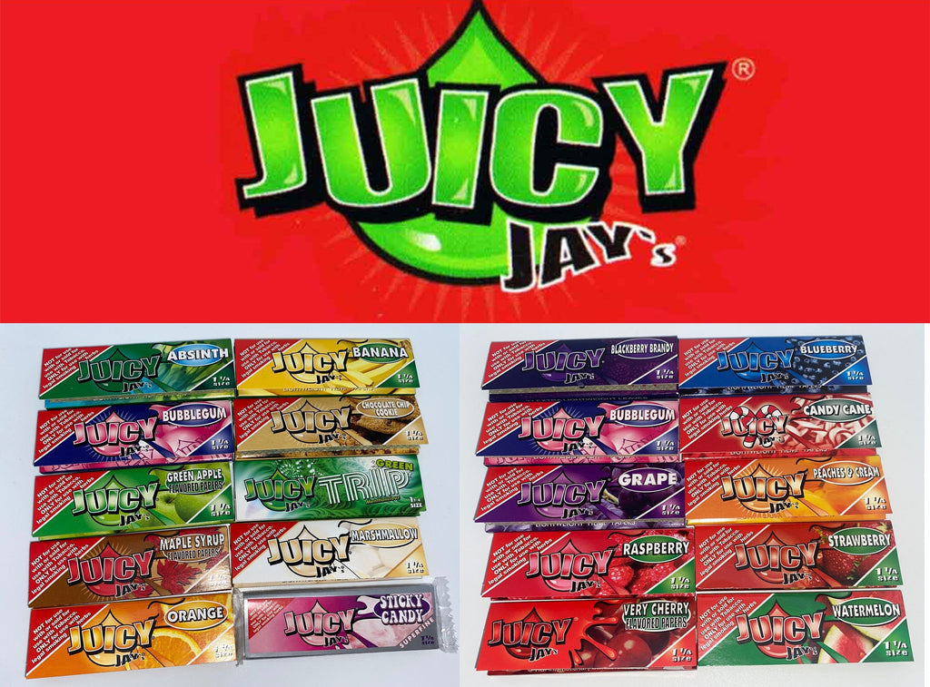 Flavor Juicy Jay’s 1.25 Rolling Papers + Variety CO/B\HA 