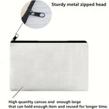 Funny Quote Carry-All Pouch Zipper Bag Storage Bag Cosmetic Bag Canvas Bag Pencil Bag, Coin Bag CO/B\HA 