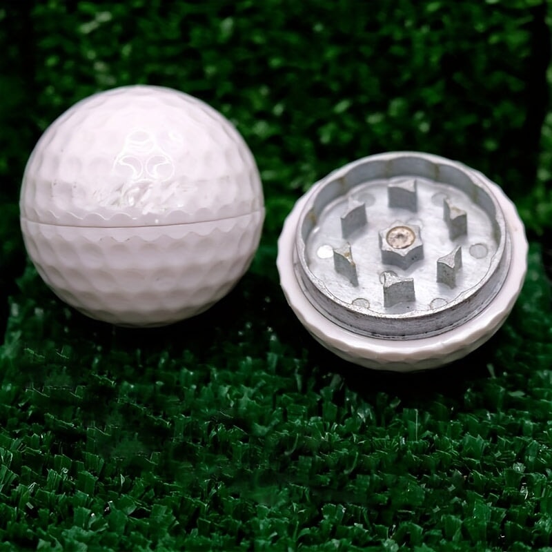 Golf Ball Grinder Design 3 Layers Zinc Alloy Grinder, Detachable Back Storage Container, Easier To Clean CO/B\HA 