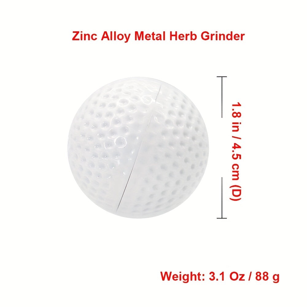 Golf Ball Grinder Design 3 Layers Zinc Alloy Grinder, Detachable Back Storage Container, Easier To Clean CO/B\HA 