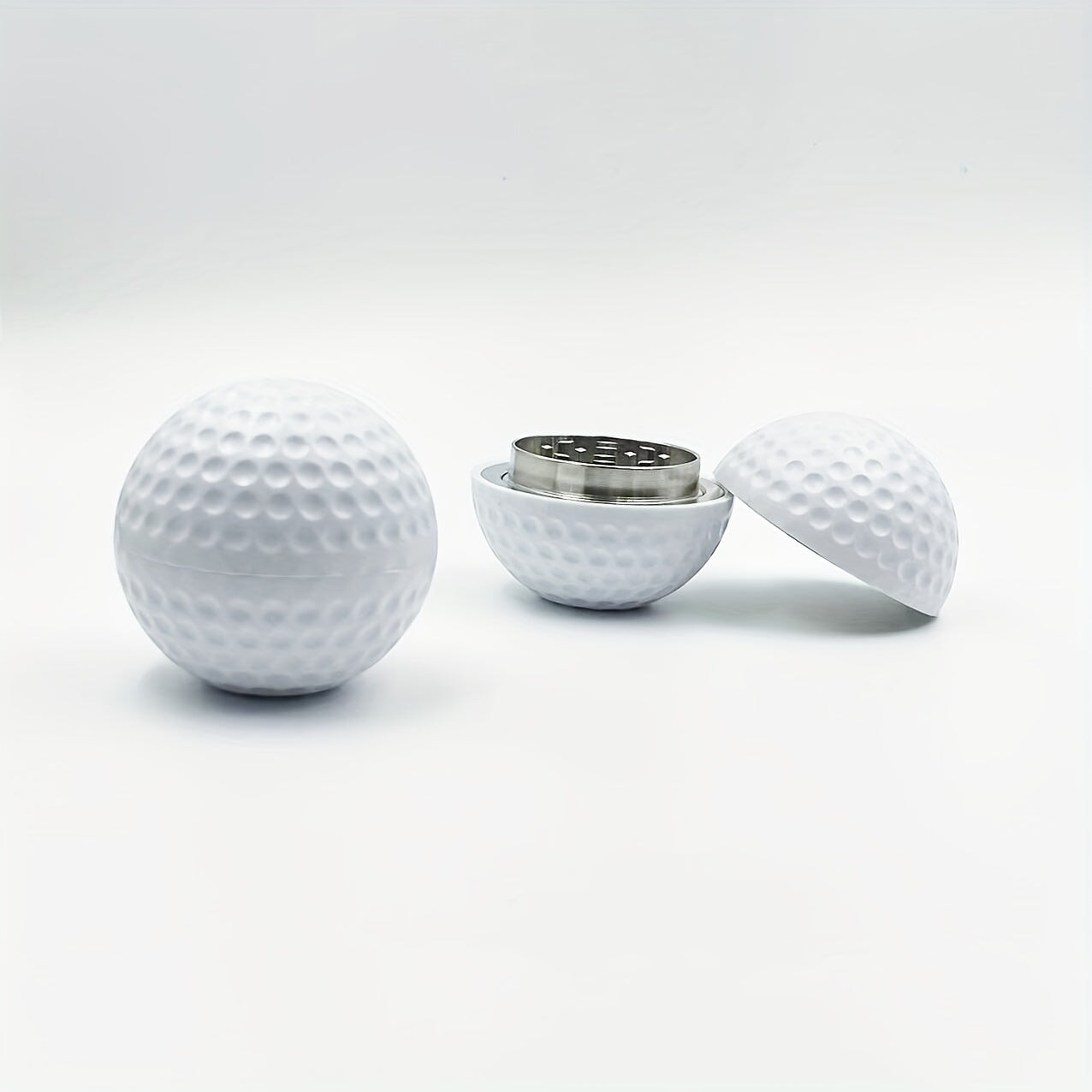 Golf Ball Grinder Design 3 Layers Zinc Alloy Grinder, Detachable Back Storage Container, Easier To Clean CO/B\HA 