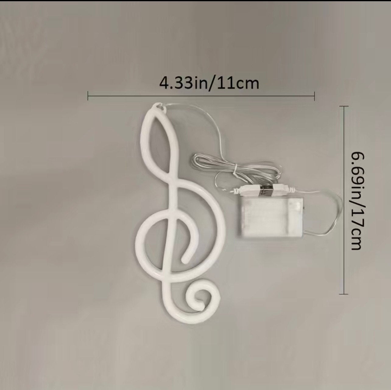 LED Decorative Light Battery Or USB Powered, Music Note LED Wall Neon Sign Light For Room Home Party Decoration CO/B\HA 