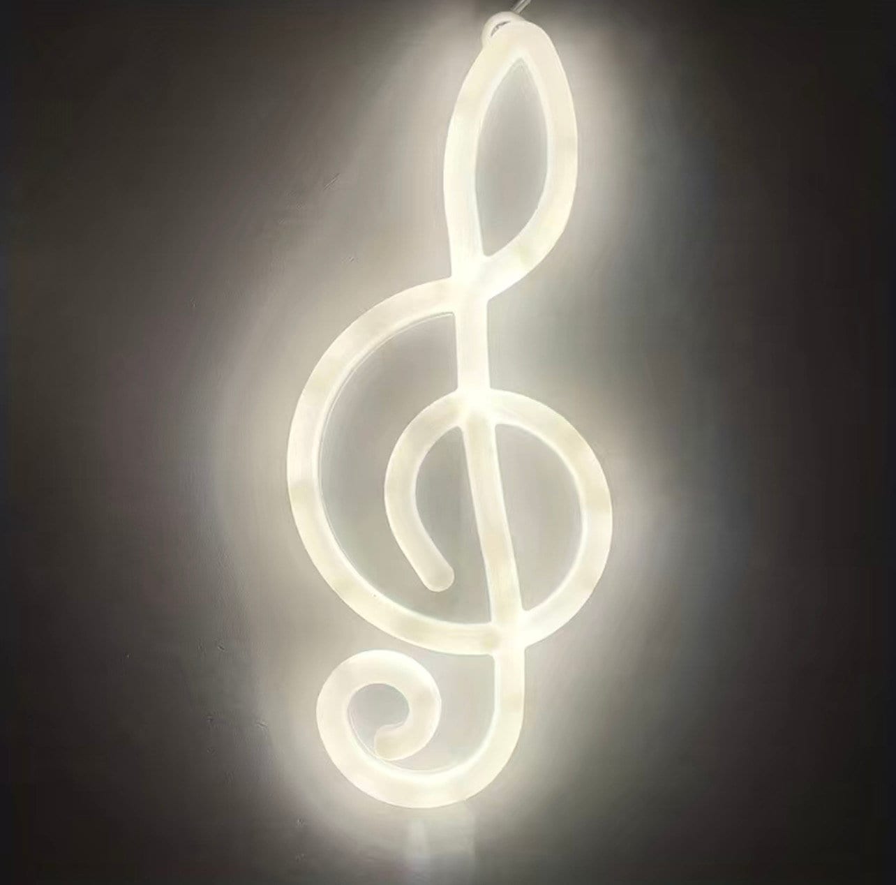LED Decorative Light Battery Or USB Powered, Music Note LED Wall Neon Sign Light For Room Home Party Decoration CO/B\HA 