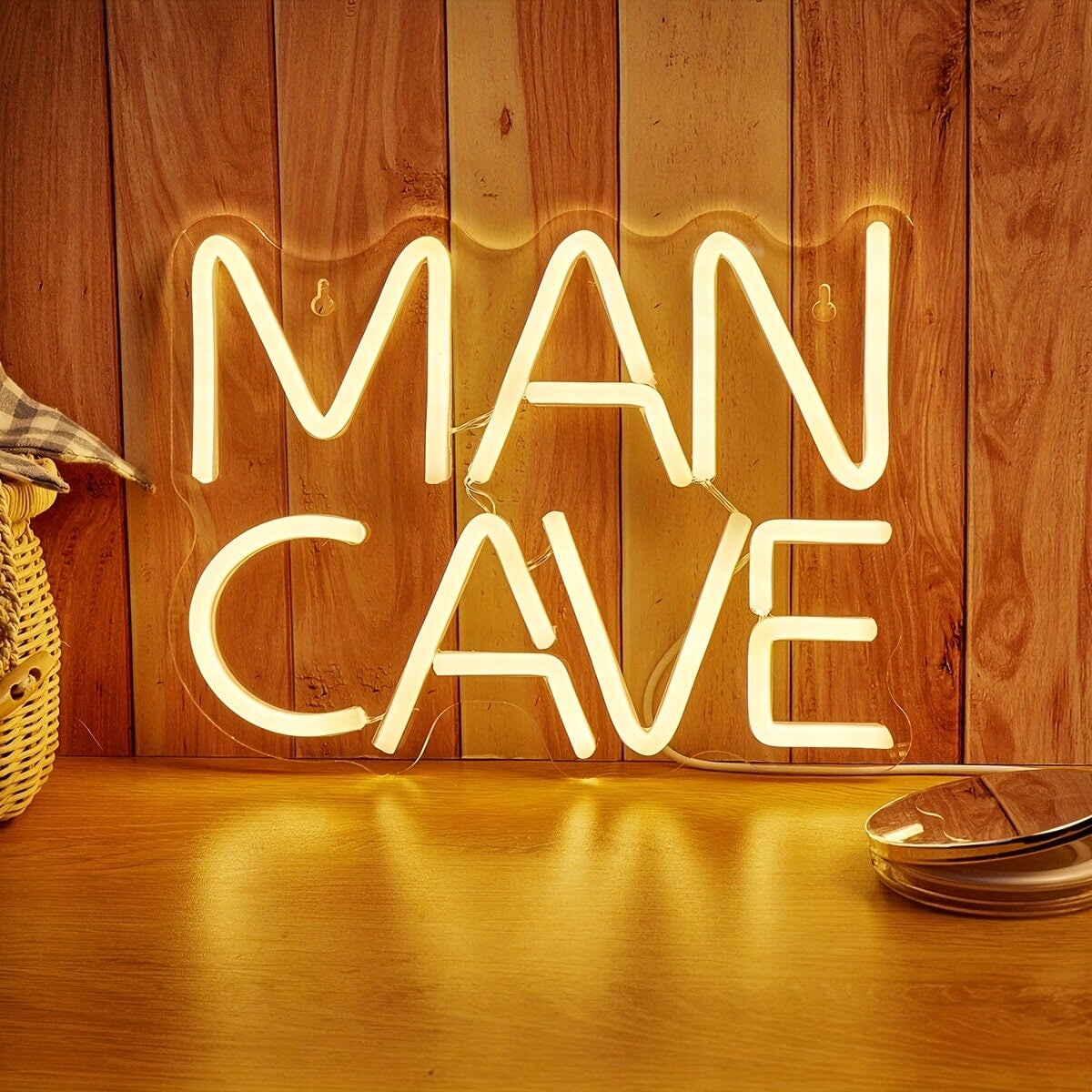 LED Neon Sign for Man Cave - USB Powered with Switch for Bedroom, Party, Game Room Decor CO/B\HA 