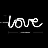 Love Neon Sign-Neon Signs Bedroom, USB Or Battery Neon Light For Wall Hanging, Neon Light As Neon Wall Signs For Girls Love Light Up Sign CO/B\HA 