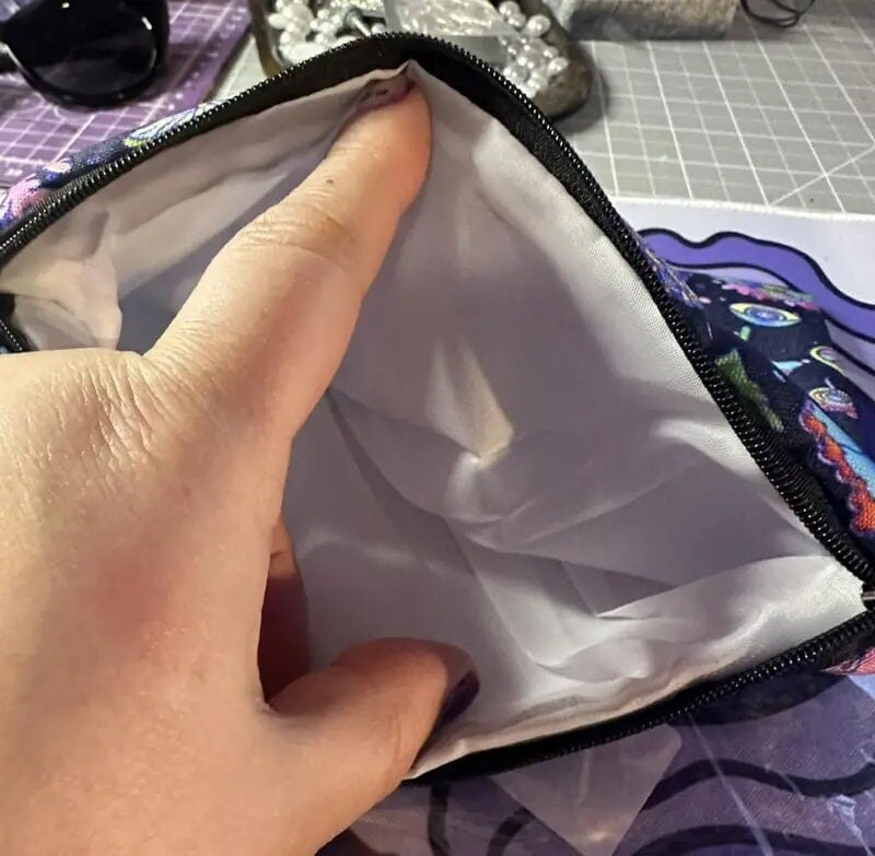 Mushroom Print Storage Zipper Bag, Multifunctional Stash, Makeup Bag, Lightweight Coin Purse CO/B\HA 