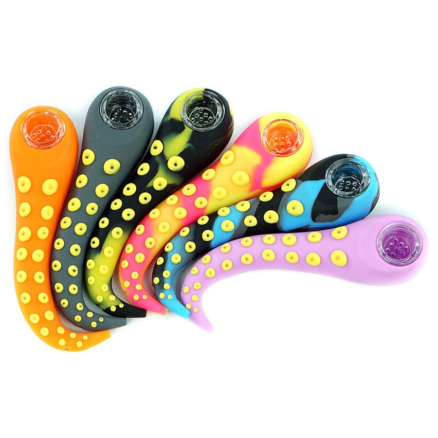 Octopus Hand Silicone Tobacco Pipe CO/B\HA 