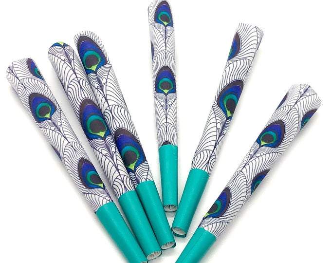 Peacocking 6 Pre Roll Cones - 1.5 gram CO/B\HA