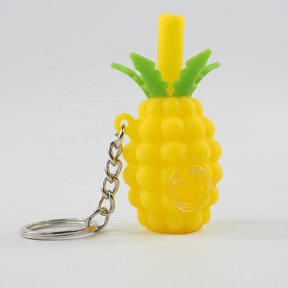 Pineapple Silicone Tobacco Pipe CO/B\HA 