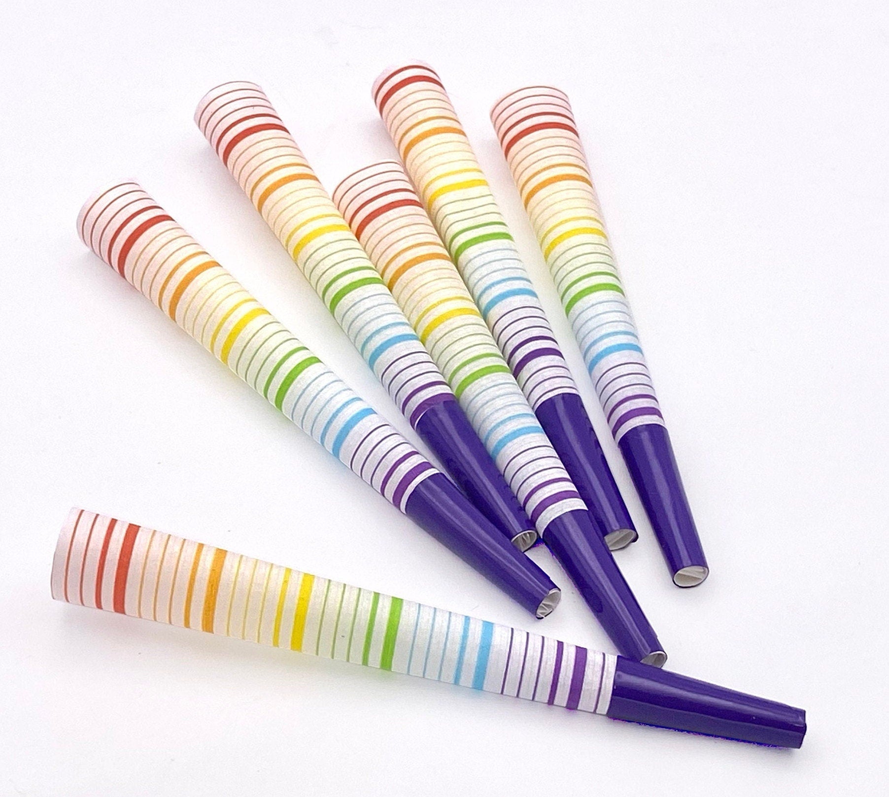 Rainbow Stripes 6 Pre-Roll Cones - 1.5 gram - CO/B\HA