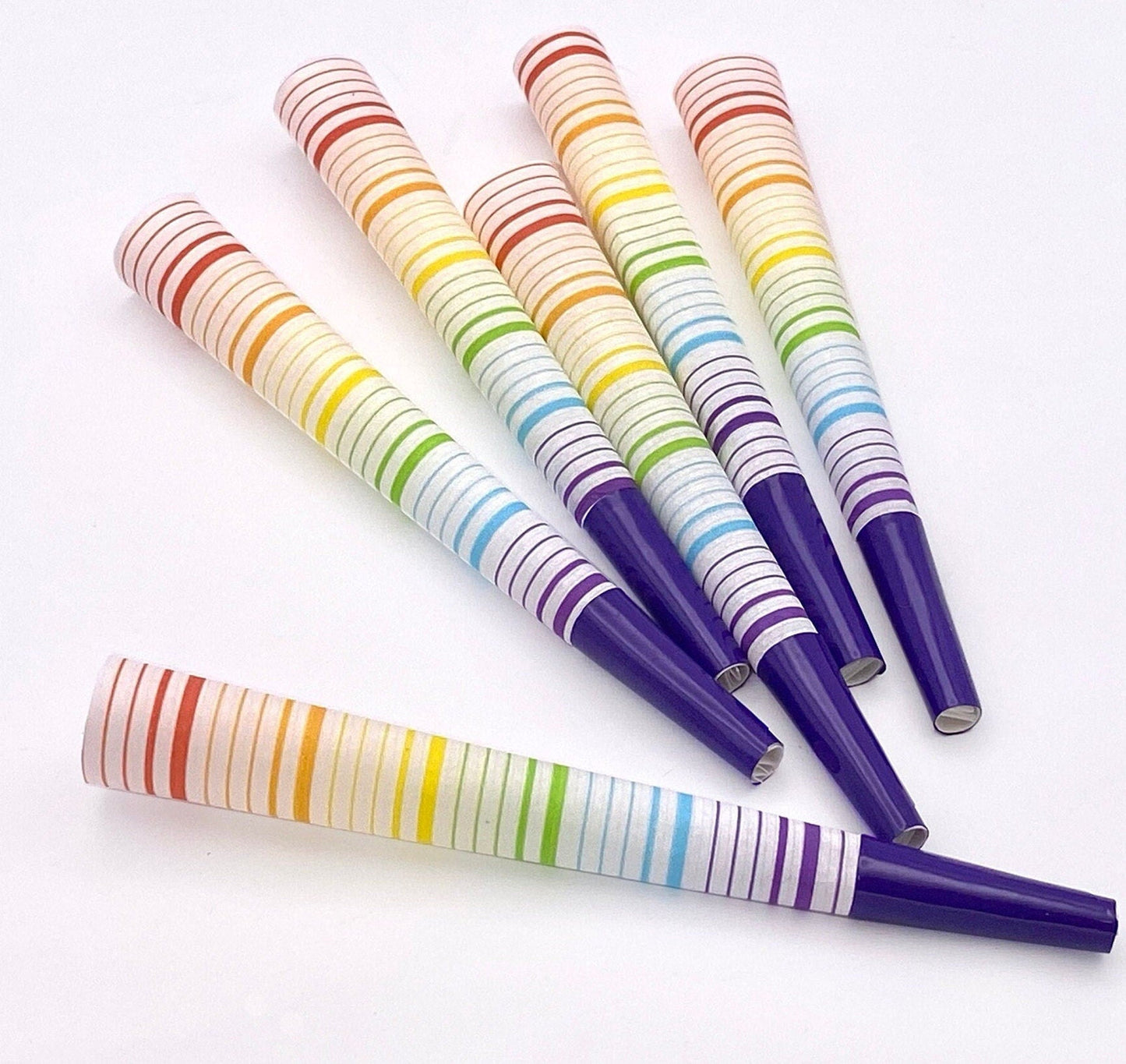 Rainbow Stripes 6 Pre-Roll Cones - 1.5 gram - CO/B\HA