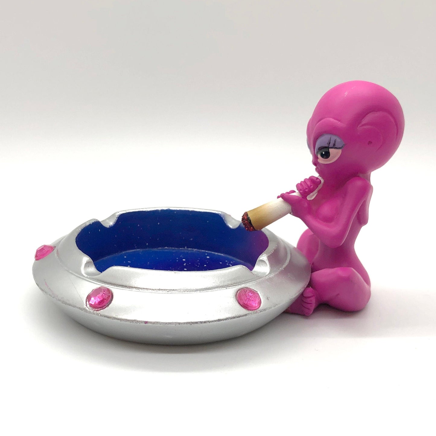 Smoking Alien Polyresin Ashtray CO/B\HA