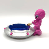 Smoking Alien Polyresin Ashtray CO/B\HA