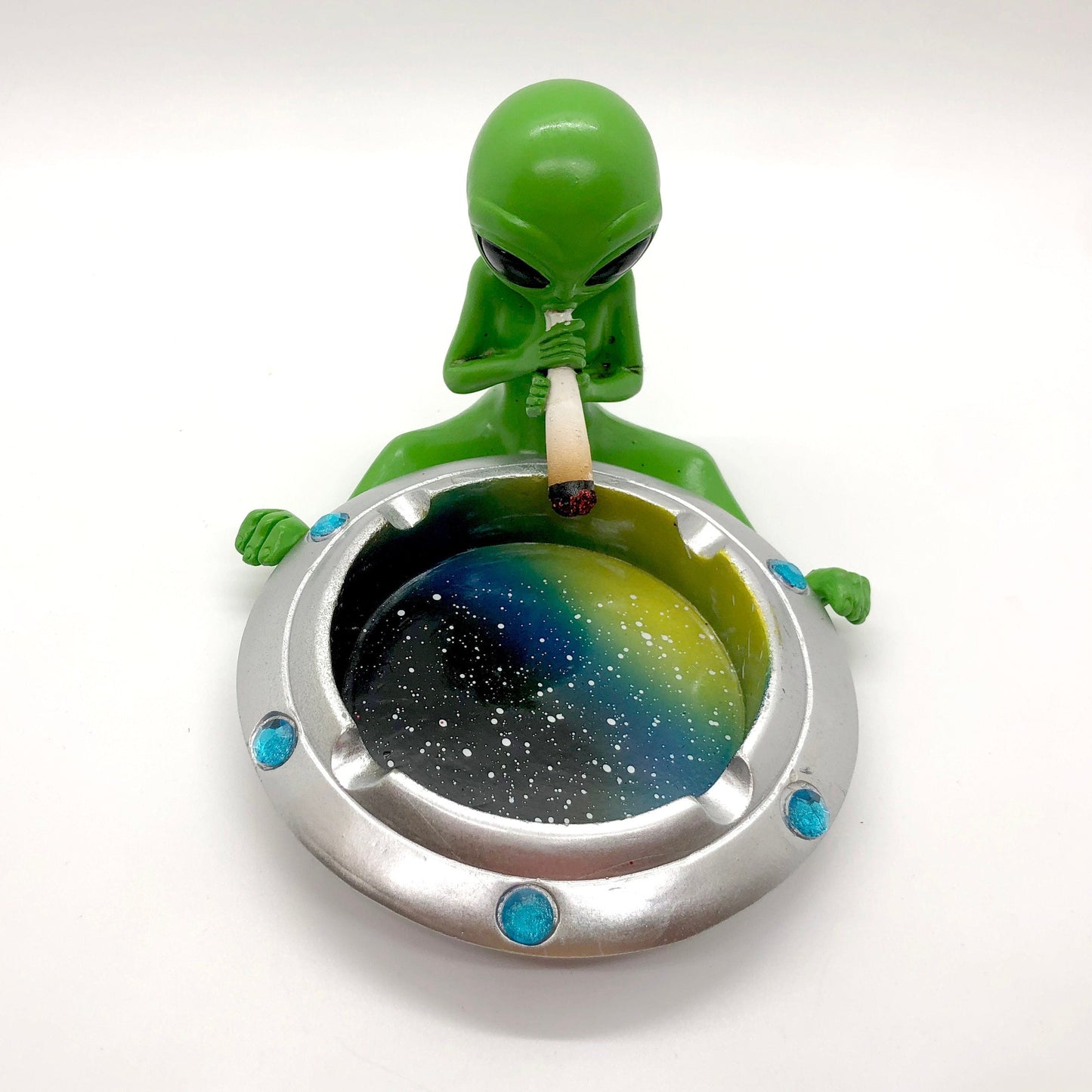 Smoking Alien Polyresin Ashtray CO/B\HA