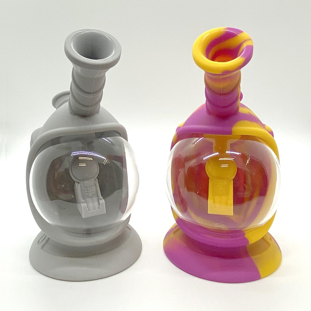 Space Capsule Water Pipe Silicone + Glass CO/B\HA 