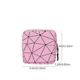 Stash Bag Make-Up Toiletry Pouch Waterproof Cosmetic Bag with Zipper Travel Packing Small Cosmetic Bag Accessory Organizer CO/B\HA