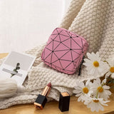 Stash Bag Make-Up Toiletry Pouch Waterproof Cosmetic Bag with Zipper Travel Packing Small Cosmetic Bag Accessory Organizer CO/B\HA