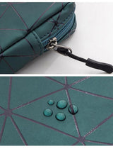 Stash Bag Make-Up Toiletry Pouch Waterproof Cosmetic Bag with Zipper Travel Packing Small Cosmetic Bag Accessory Organizer CO/B\HA