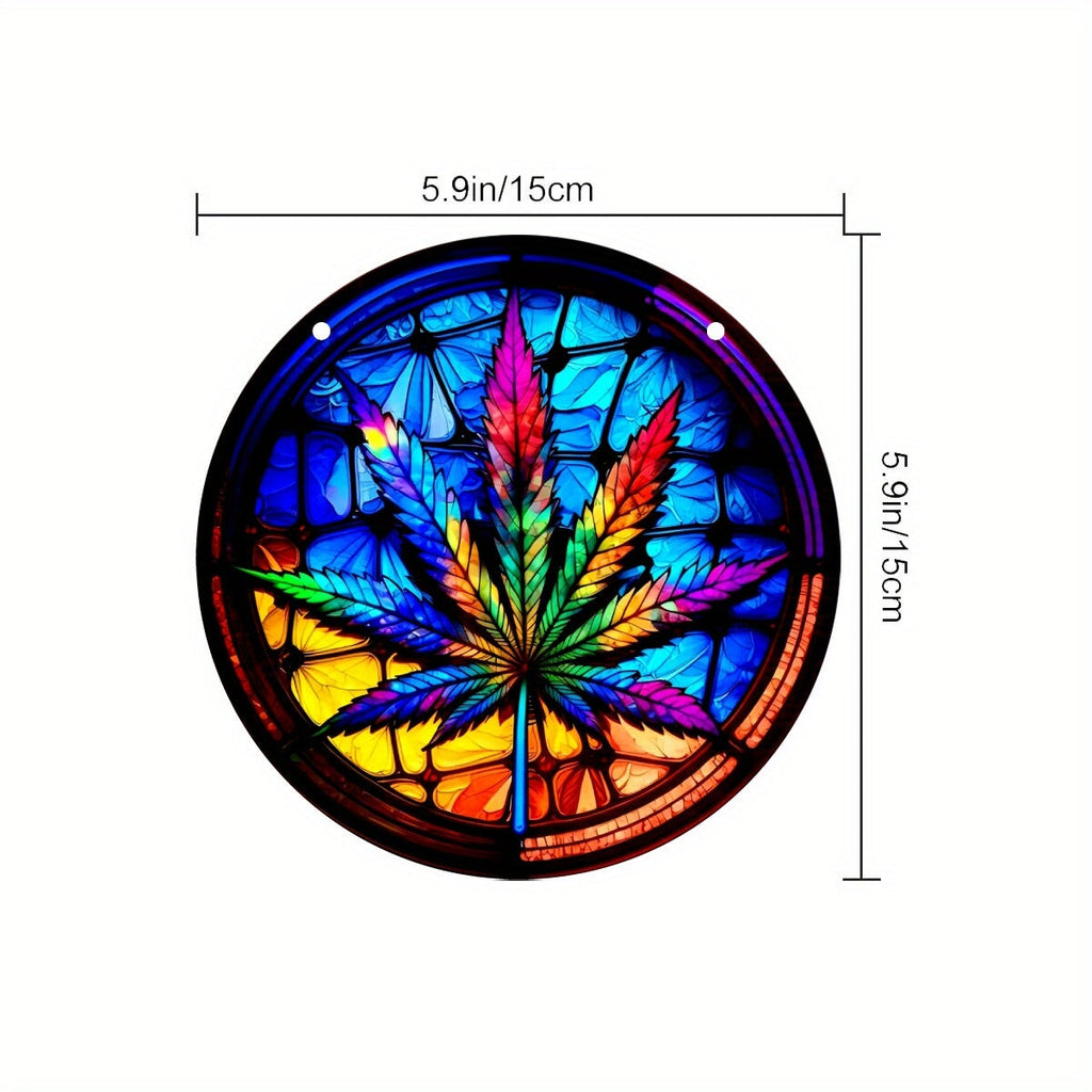 Unique Leaf Suncatcher Window Hangings - Perfect Gift for Mom, Women, Aunt, Sister, and Friends! CO/B\HA 