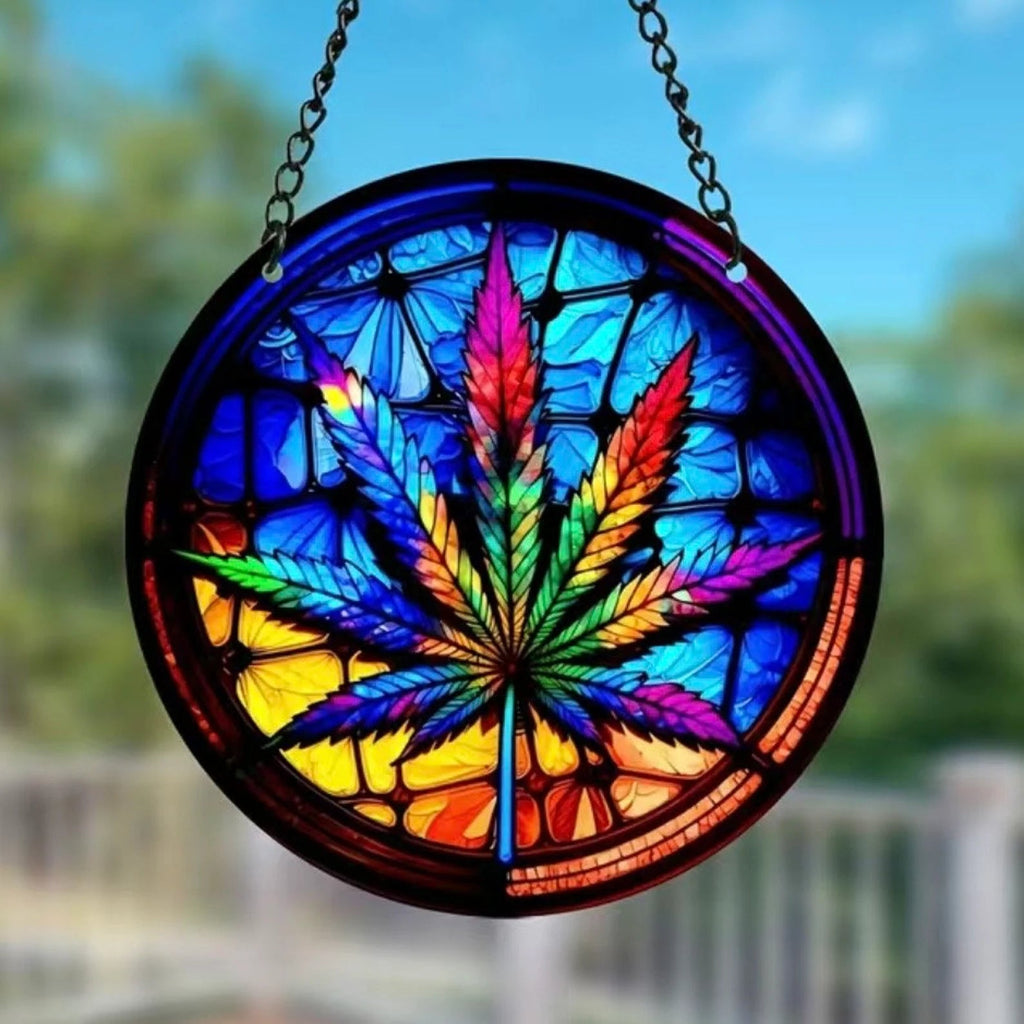 Unique Leaf Suncatcher Window Hangings - Perfect Gift for Mom, Women, Aunt, Sister, and Friends! CO/B\HA 